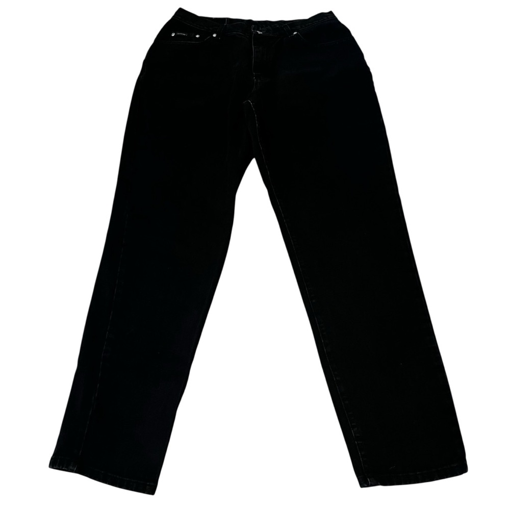 Vintage Riders Black Denim Jeans Women’s 18 Long High Rise 90s